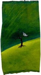 Den sista, 2005, (olja på papper)